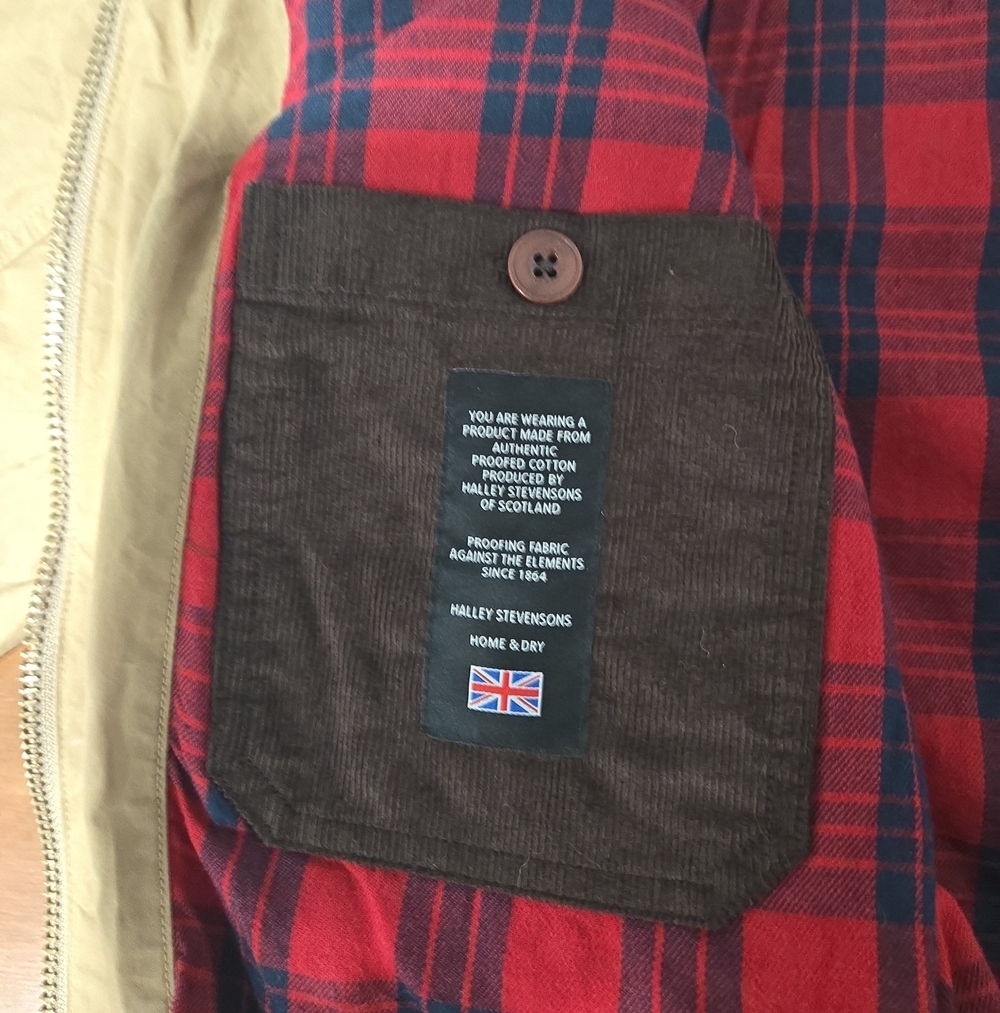 Orvis Mens River Road Cotton Canvas Field Chore Coat Corduroy Collar Brown XL - Picture 6 of 9